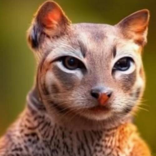 une image incroyable qui représente un mélang de plusieurs espèces animal, une image unique animal en n